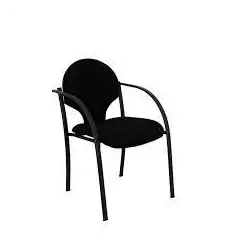 (PACK220NBALI840) PIQUERAS Y CRESPO PACK 2 SILLAS HELLIN CHASIS NEGRO BALI NEGRO