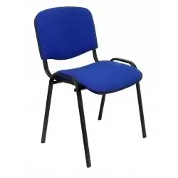 (PACK226PTNA229) PIQUERAS Y CRESPO PACK DE 2 SILLAS FIJAS APILABLE ISO TAPIZADA ARAN AZUL