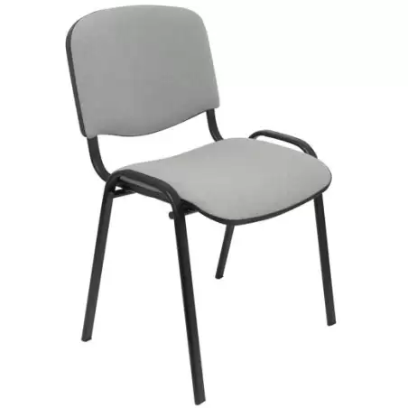 (PACK226PTNA40) PIQUERAS Y CRESPO PACK DE 2 SILLAS FIJAS APILABLES ISO TAPIZADA ARAN GRIS