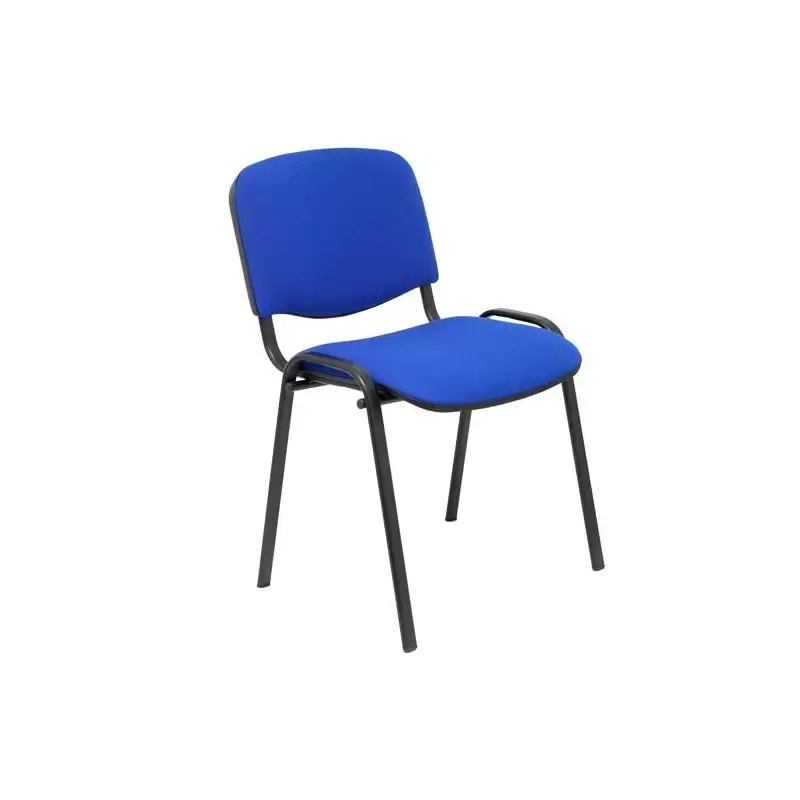 (PACK226PTNB229) PIQUERAS Y CRESPO PACK DE 2 SILLAS FIJAS APILABLES ISO TAPIZADA BALI AZUL