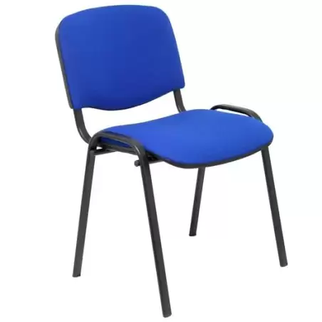 (PACK226PTNB229) PIQUERAS Y CRESPO PACK DE 2 SILLAS FIJAS APILABLES ISO TAPIZADA BALI AZUL