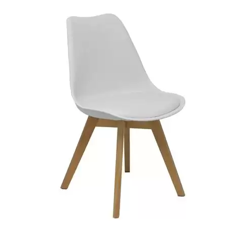 (PACK4351PTBLSP10) PIQUERAS Y CRESPO PACK DE 4 SILLAS DON RODRIGO 2.0 BLANCO