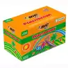(841719) PLASTIDECOR CERAS KIDS ESPECIAL ESCUELAS 16 COLORES SURTIDOS CAJA 352 UD