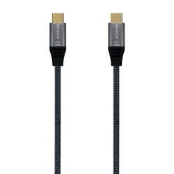 (A107-0634) AISENS CABLE USB 3.1 GEN2X2 20GBPS 5A TIPO USB-C-USB-C/M GRIS 2M