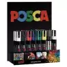 (182634359) POSCA EXPOSITOR MARCADOR  PC-5M/3D SURTIDO -36U-