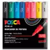 (182634667) POSCA ESTUCHE 8 MARCADORES  PC-1M/8C NO PERMANENTE PUNTA FINA 0.9MM-1.3MM C/SURTIDOS BASIC