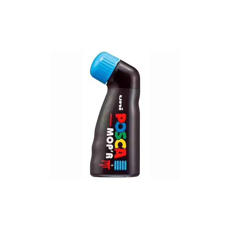 (284216000) POSCA MARCADOR  MOP´R PC-22 NO PERMANENTE PUNTA REDONDEADA GOMAESPUMA 3-19 MM AZUL CLARO