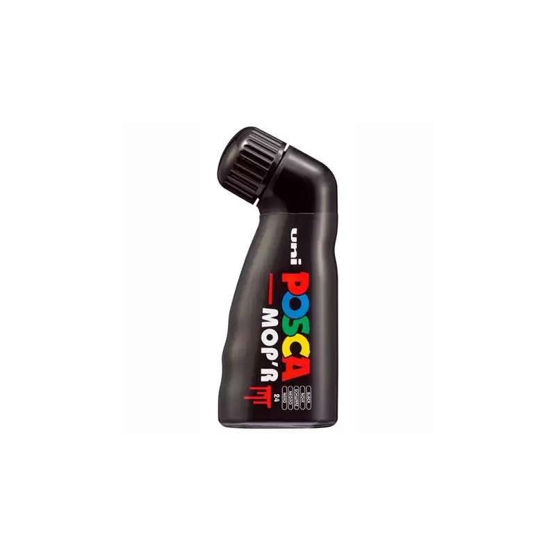 (284240000) POSCA MARCADOR  MOP´R PC-22 NO PERMANENTE PUNTA REDONDEADA GOMAESPUMA 3-19 MM NEGRO