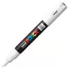 (284992000) POSCA MARCADOR  PC-1M NO PERMANENTE PUNTA FINA 0.7-1MM BLANCO