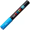 (285031000) POSCA MARCADOR  PC-1M NO PERMANENTE PUNTA FINA 0.7-1MM AZUL CLARO