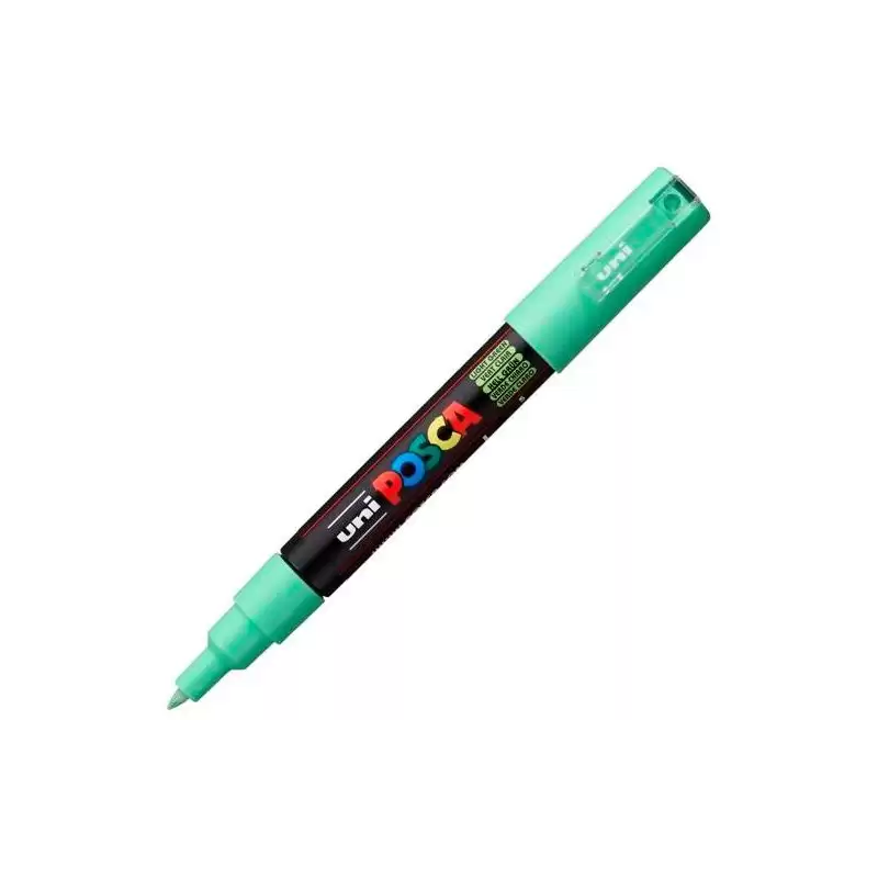 (285049000) POSCA MARCADOR  PC-1M NO PERMANENTE PUNTA FINA 0.7-1MM VERDE CLARO