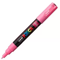 (285064000) POSCA MARCADOR  PC-1M NO PERMANENTE PUNTA FINA 0.7-1MM ROSA