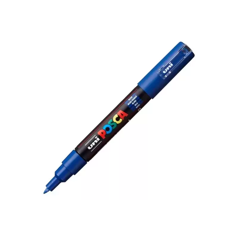 (285122000) POSCA MARCADOR  PC-1M NO PERMANENTE PUNTA FINA 0.7-1MM AZUL