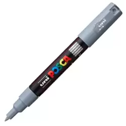 (285148000) POSCA MARCADOR  PC-1M NO PERMANENTE PUNTA FINA 0.7-1MM GRIS