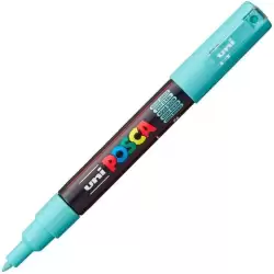 (285171000) POSCA MARCADOR  PC-1M NO PERMANENTE PUNTA EXTRAFINA 0.7-1MM VERDE MARINO