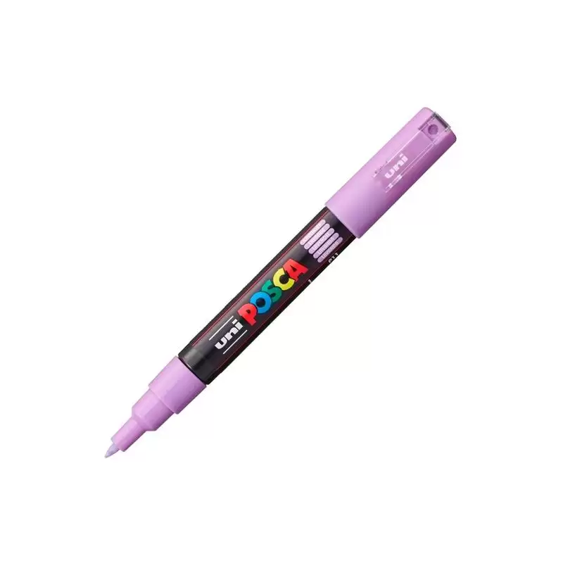 (285189000) POSCA MARCADOR  PC-1M NO PERMANENTE PUNTA FINA 0.7-1MM LAVANDA