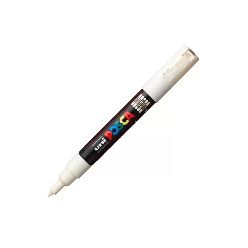 (285239000) POSCA MARCADOR  PC-1M NO PERMANENTE PUNTA FINA 0.7-1MM MARFIL