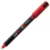 (289819000/317834000) POSCA MARCADOR  PC-1MR NO PERMANENTE PUNTA EXTRAFINA 0.7MM ROJO