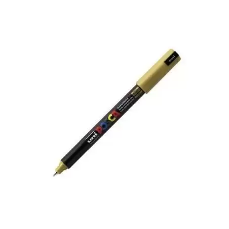 (289876000/317891000) POSCA MARCADOR  PC-1MR NO PERMANENTE PUNTA EXTRAFINA 0.7MM ORO
