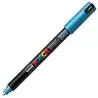(289892000/317917000) POSCA MARCADOR  PC-1MR NO PERMANENTE PUNTA EXTRAFINA 0.7MM AZUL METÁLICO