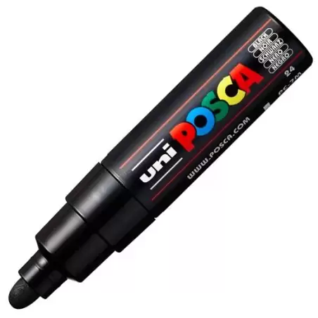 (300210000) POSCA MARCADOR  PC-7M NO PERMANENTE PUNTA FORMA DE BALA  4