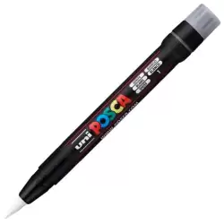 (300327000) POSCA MARCADOR  PCF-350 NO PERMANENTE PUNTA ACRÍLICA ESTILO PINCEL BLANCO