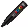 (300566000) POSCA MARCADOR  PC-8K NO PERMANENTE PUNTA BISELADA 8.0MM NEGRO