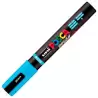 (311787000) POSCA MARCADOR PC-5BR BRUSH PUNTA M SEMIFLEXIBLE AZUL CLARO