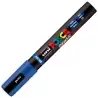 (311795000) POSCA MARCADOR PC-5BR BRUSH PUNTA M SEMIFLEXIBLE AZUL