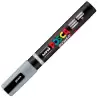 (311845000) POSCA MARCADOR PC-5BR BRUSH PUNTA M SEMIFLEXIBLE GRIS