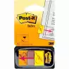 (7000144931) POST-IT INDEX 680 SIMBOLO FIRMA DISPENSADOR 1X50 AMARILLO -12U-