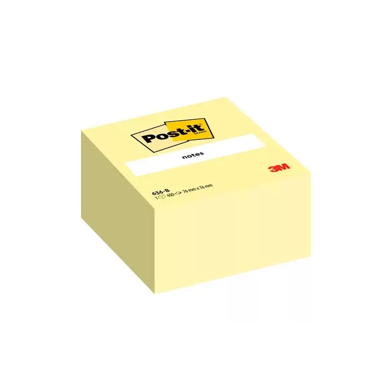 (7100172238) POST-IT CUBO DE NOTAS 636-B 450H 76X76MM CANARY YELLOW