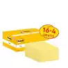 (7100172332) POST-IT BLOC NOTAS ADHESIVAS 653 100H 38X51 (NO ENCELOFANADOS) CANARY YELLOW PAQUETE 16 UD + 4 UD GRATIS
