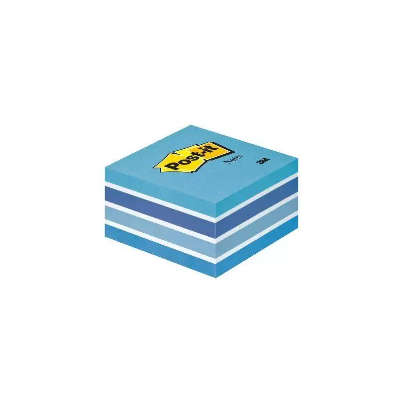 (7100172385) POST-IT CUBO DE NOTAS MULTICOLOR 5X90 HOJAS 76X76 TONOS AZUL PASTEL