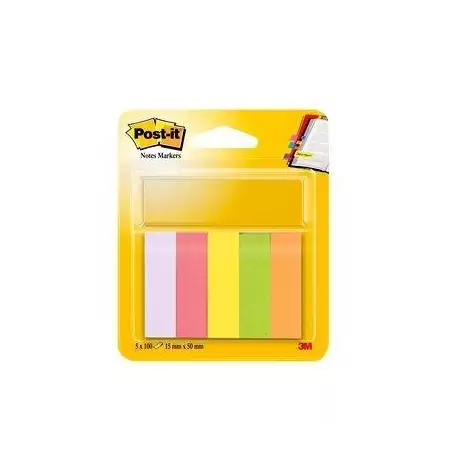 (7100172770) POST-IT MININOTAS ADHESIVAS COLORES 15X50MM 100 HOJAS/BLOCK
