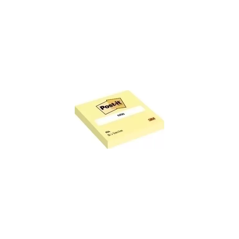 (7100233248) POST-IT BLOCS NOTAS 654 100H 76X76 CANARY YELLOW