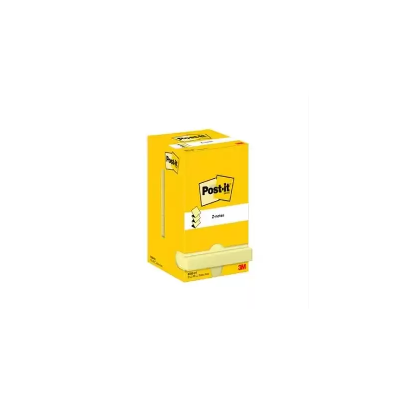 (7100290167) POST-IT BLOCS Z-NOTAS 100 HOJAS CANARY YELLOW 76X76  -PACK 12-