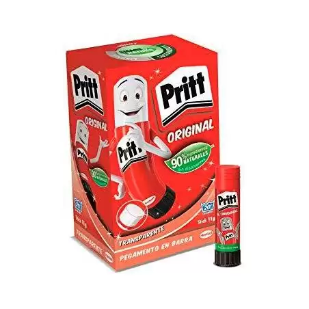 (1584622) PRITT PEGAMENTO EN BARRA 11GR TRANSPARENTE CAJA EXPOSITORA -15 UD-