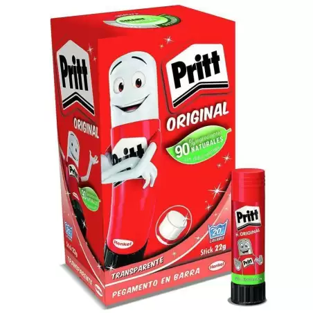 (1584625) PRITT PEGAMENTO EN BARRA 22GR TRANSPARENTE CAJA EXPOSITORA -15 UD-