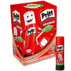 (1584626) PRITT PEGAMENTO EN BARRA 43GR TRANSPARENTE CAJA EXPOSITORA -15 UD-