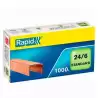(24855700) RAPID GRAPAS ESTÁNDAR 24/6 COBREADAS -CAJA DE 1000-