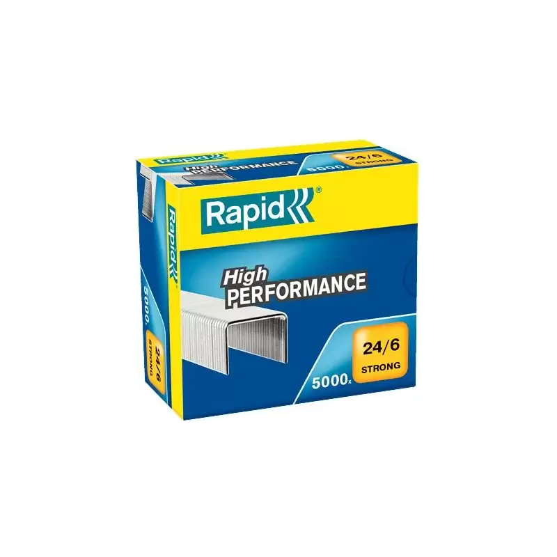(24859900) RAPID GRAPAS STRONG 24/6 GALVANIZADA CAJA DE 5000
