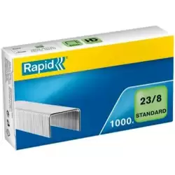 (24869200) RAPID GRAPAS ESTÁNDAR 23/8 GALVANIZADAS -CAJA DE 1000-