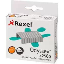 (2100050) REXEL GRAPAS ODYSSEY GALVANIZADAS -CAJA DE 2500-