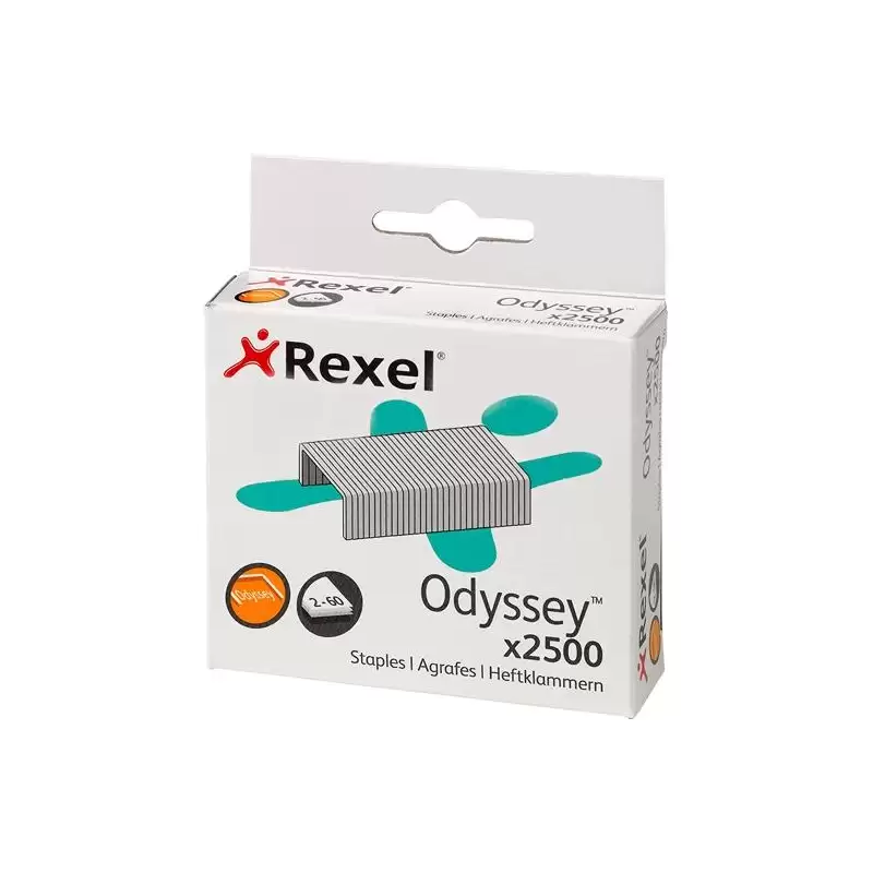 (2100050) REXEL GRAPAS ODYSSEY GALVANIZADAS -CAJA DE 2500-