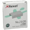 (2100926) REXEL GRAPAS 23/20 GALVANIZADAS -CAJA DE 1000-