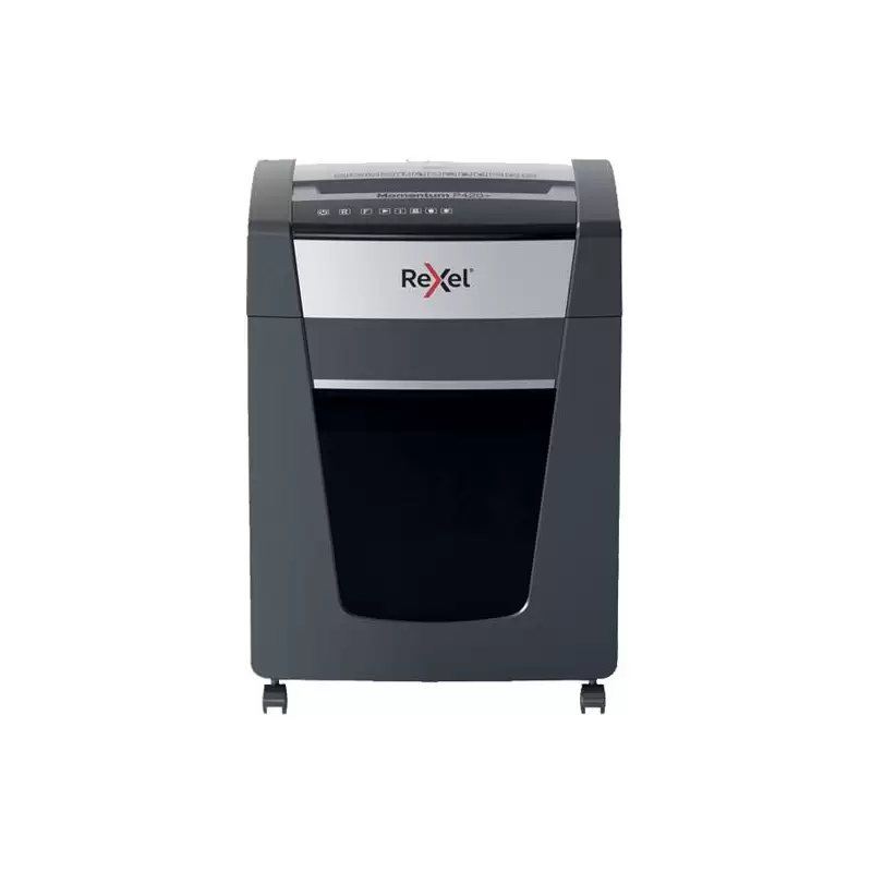 (2021420XEU) REXEL DESTRUCTORA MANUAL MOMENTUM EXTRA P420+ NEGRO/PLATA