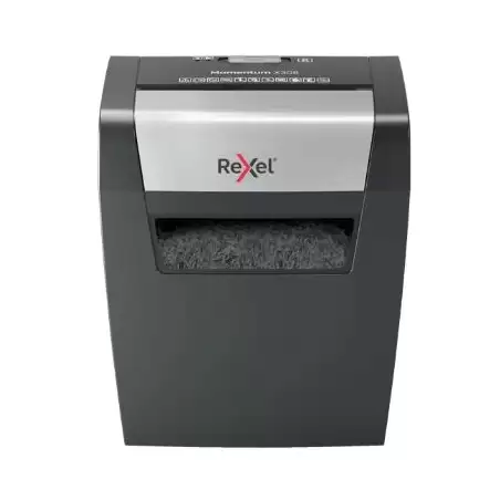 (2104569EU) REXEL DESTRUCTORA MANUAL MOMENTUN X406 CORTE CONFETI 4X30MM - HASTA 6 HOJAS A LA VEZ - NEGRO