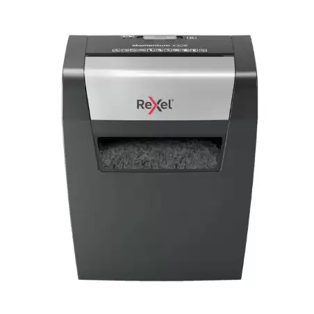 (2104570EU) REXEL DESTRUCTORA MANUAL MOMENTUN X308 CORTE CONFETI 5X42MM - HASTA 8 HOJAS A LA VEZ - NEGRO