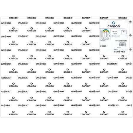 (C200040218) IRIS CARTULINA 50X65CM 185GR BLANCO -25U-